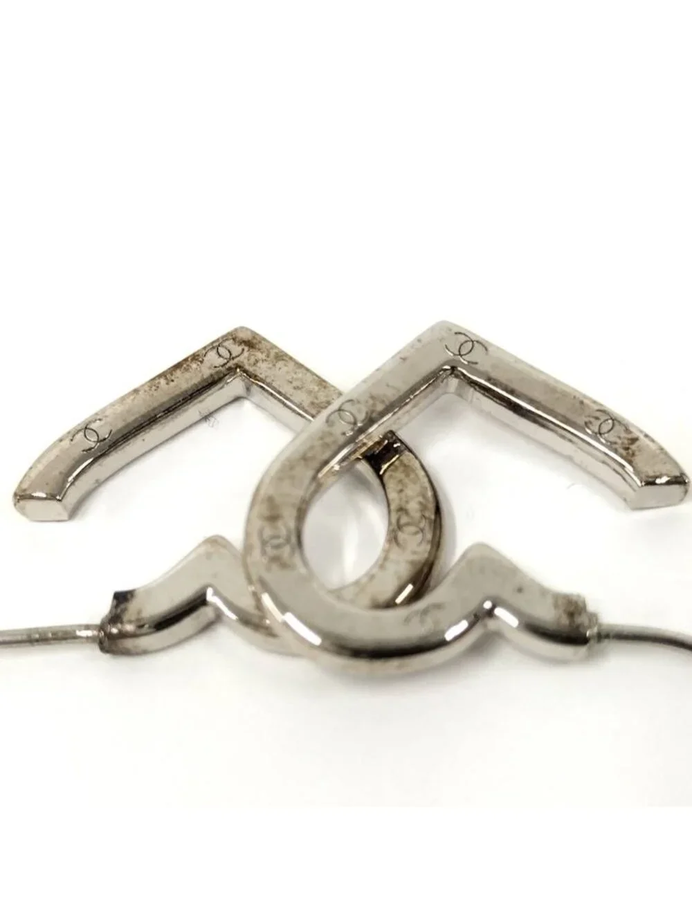Chanel Earrings Silver
